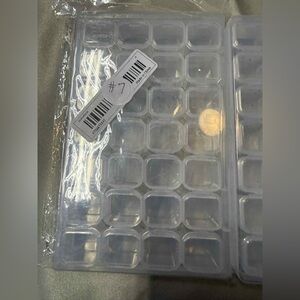 3 Clear Plastic Storage Organizer new and loved once.  Great deal.